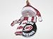 CAROLINA HURRICANES 2.5" Striped Snowman with Scarf Slap Shot Hockey Puck CHRISTMAS ORNAMENT