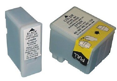 Take4Less 2-pack S020093 S020089 (B+C) Compatible Ink Cartridges for Epson Stylus 400 600