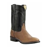 Men's Laredo 10" ROPER Two-Tone Leather Casual Pull On Western Cowboy Boots