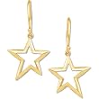 14kt Golden Star Fancy Earrings