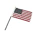 US Flag 8in x 12in Best Quality on a plastic stick