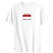 T-SHIRT WHITE ELEGANT FLAG 