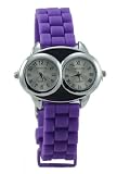 Versales Two Faced Purple Rubber Watch 3927