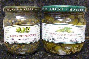 Gherkins in Vinegar - Authentic Cornichons 12.40 oz. by Cornichons in Vinegar