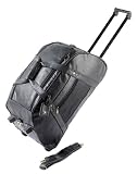 Falcon, BD-8166, Balmoral Trolley Holdall, Black