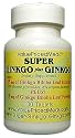Super Ginkgo Plus Ginko 100 Tablets (125mg Leaf Extract plus 310mg Leaf), ONLY $1.25 Shipping per Bottle, Buy 4 Bottles SHIPPING IS FREE! Dollar for dollar you get 3 X the Ginkgo as Swanson Ginkgo Biloba Extract 60mg 240 Caps!