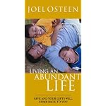 LIVING AN ABUNDANT LIFE CD JOEL OSTEEN book cover
