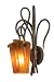 Kalco 4285TO Tortoise Shell Tribecca 1 Light Wrought Iron Wall Light from the Tribecca Collection