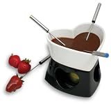 Swissmar Amore Heart-Shaped Chocolate Fondue Set