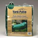 Grill Care #S300-9714 Green Patio Chaise Cover