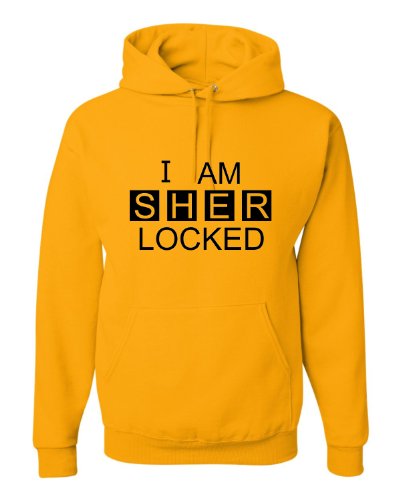 Adult I Am Sherlocked Sherlock Holmes Inspired Hooded Sweatshirt Hoodie