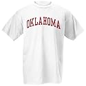 Oklahoma Sooners White Arch Logo T-shirt