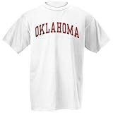 Oklahoma Sooners White Arch Logo T-shirt