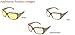 Delta Plus SG-42C-LEO Chica Clear Safety Glasses, Leopard Frame