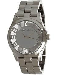 Marc by Marc Jacobs Henry Skeleton Silver Dial Quartz Womens Watch - MBM3205