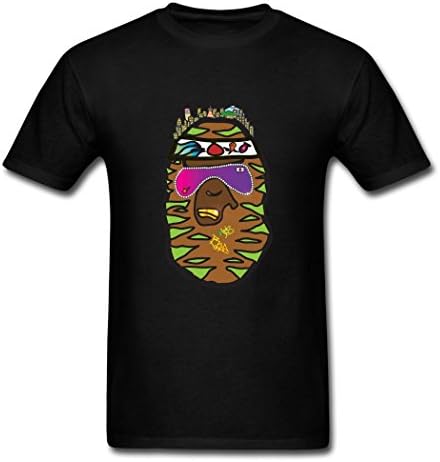 Dae Pak Black 2016 Graphic-print Hippie Camel Bathing APE Male T-Shirt Small