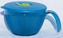 Tupperware Vent N Serve Micro Soup Mug Bowl NEW Aqua