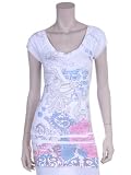 Tamahawk Print V-Neck Casual / Yoga Top