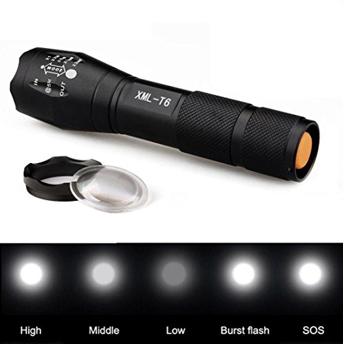 START Durable Protable Flashlight 5 Modes 3500 Lumen Lamp Light CREE XM-L T6 LED Torch Powerful 18650 Flashlight