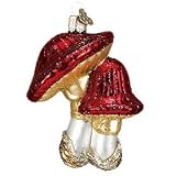 Double Mushrooms Ornament