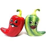 1 X Hot Chili Peppers Magnetic Salt & Pepper Shakers S/P