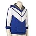 Men's Pokemon Go Trainer Figure Blue Hoodie Team Mystic Instinct Valor Costume