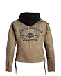Harley-Davidson&reg; Women's Horizon 3-in-1 Cotton Jacket, 100% cotton herringbone. Embroidery. 98406-10VW