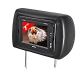 Auna Faux Leather 7 / 18cm LCD In- Car Headrest with Screen