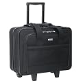US Luggage Ballistic Nylon Rolling Computer Case - B100-4 Black