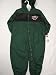 Minnesota Wild Infants / Babys / Kids green and black hooded Wind Suit coverall