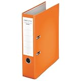 Produkt-Bild: Leitz 230135 Ordner Plastik Chromos, mit Schlitzen, A4, breit, orange