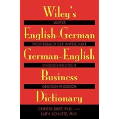 Wiley's English-German, German-English Business Dictionary