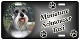 Miniature Schnauzer uncropped silver Personalized 