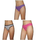 3 PACK: Ladies Sexy Stretch Panties G String Thong / Knickers - Mixed Brands - Multicolor