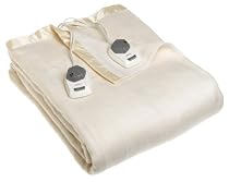 Sunbeam Royal Nights EasySet Accutouch Controller Heated Electric King Blanket, Seashell