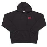 Arkansas Razorbacks NCAA Goalie Pullover Hooded Sweatshirt (Black)