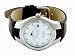 Lacoste Gents White Dial Black Leather Watch LAW3510G34