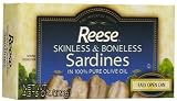 Reese Skinless And Boneless Sardines In Olive Oil- 4.375 oz, 10 ct (Quantity of 2)