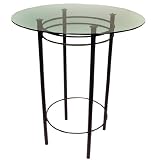 Trica Astro Bar Height Glossy White