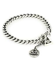 King Baby Pyramid and All Seeing Eye with Chain Bracelet