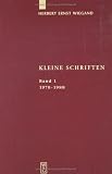 Review Walter De Gruyter Inc  / Kleine Schriften: Eine Auswahl Aus Den Jahren 1970 Bis 1999 in Zwei Banden (German Edition)