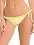 GUESS Open Hearted Tie-side pant, YELLOW (LARGE)