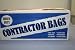 Contractor Clean Up Bags 2.7 Mil (Construction Grade Garbage/Trash bags 18X16X44 2.7 Mil Black 50 Bags per Roll. Sold As 1 Roll