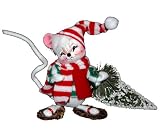 Annalee 6-Inch Mouse Fetching Christmas Tree