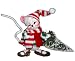 Annalee 6-Inch Mouse Fetching Christmas Tree