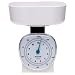 Salter 135 11-Pound Kitchen Scale with Clear Bowl, White