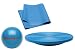 Nautilus Balance Kit with Exercise Poster (flat band, 2 pilates balls, balance board)