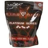Soft Air King Arms Platinum Series 4,000 Count .25g BB's (White) Soft Air King Arms Platinum Series 4,000 Count .25g BB's (White)