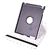 HDE iPad 2 iPad 3 iPad 4 Rotating Case 360 Degree Magnetic Cover Stand for 2nd 3rd 4th Generation iPad (Black & White Polka Dot)