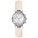 Accutron Women's Chamonix Diamond Chronograph Cream Leather Watch #26R17